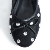 Lisa Mesh Ballerinas - Black