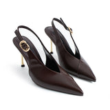 Alba Pumps - Brown
