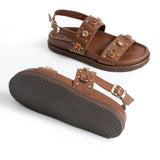 Aria Sandals - Brown