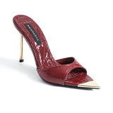 Elara Mules - Burgundy