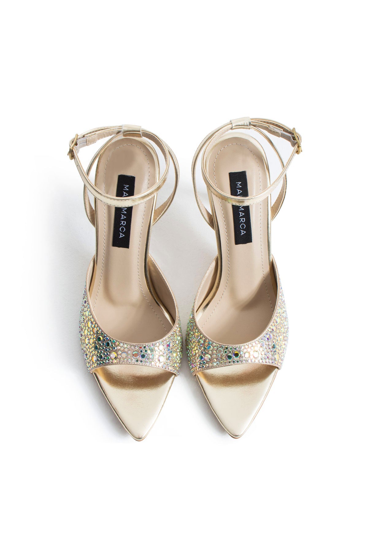 Elis Heeled Sandals - Gold