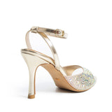 Elis Heeled Sandals - Gold