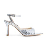 Elis Heeled Sandals - Silver
