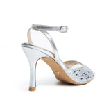 Elis Heeled Sandals - Silver