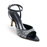 Elis Heeled Sandals - Black
