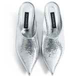 Jina Mules - Silver