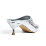 Jina Mules - Silver