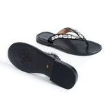 Jona Flat Sandals - Black