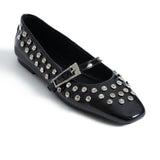 Jona Flat Sandals - Black