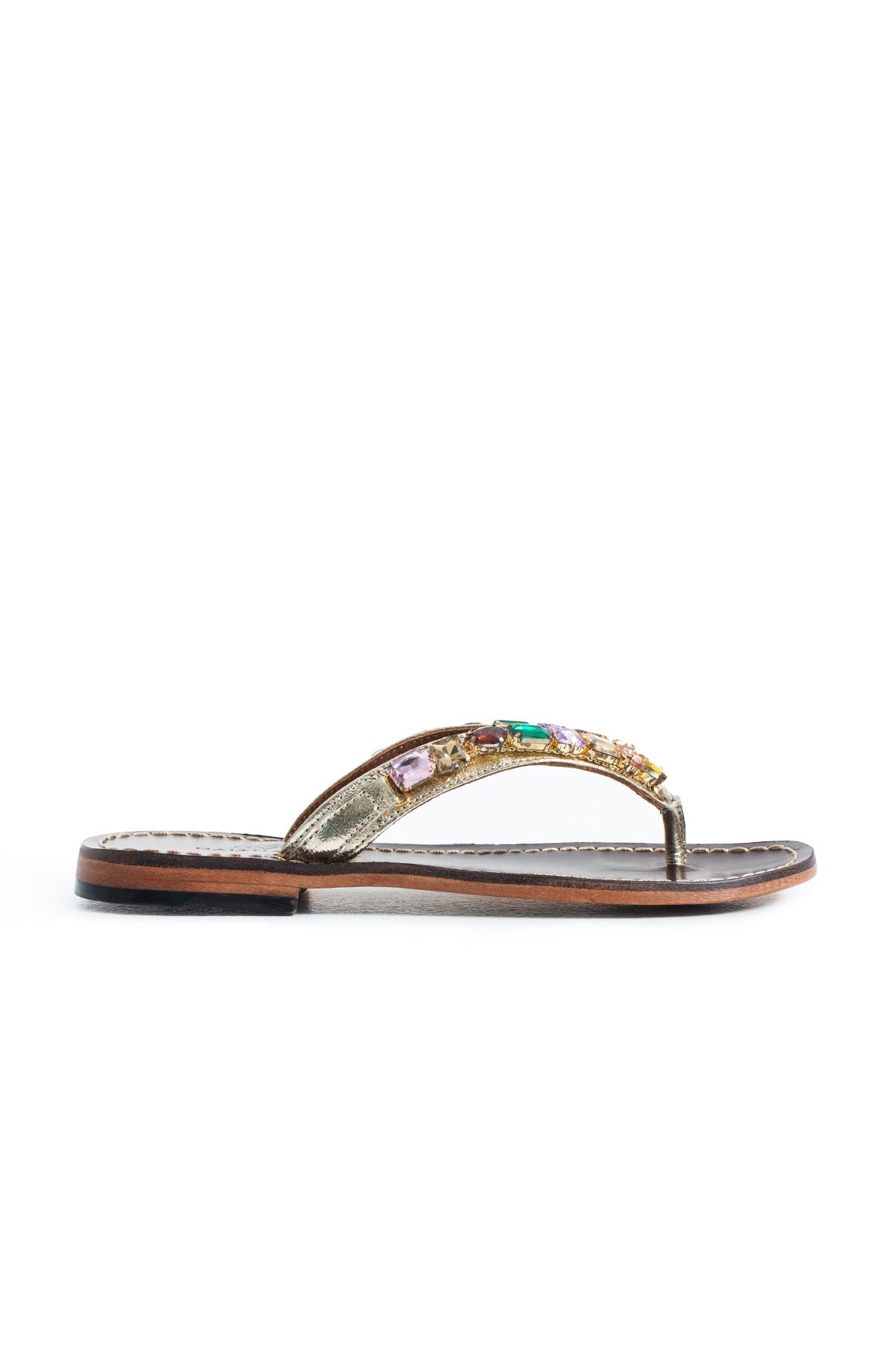 Jona Flat Sandals - Brown
