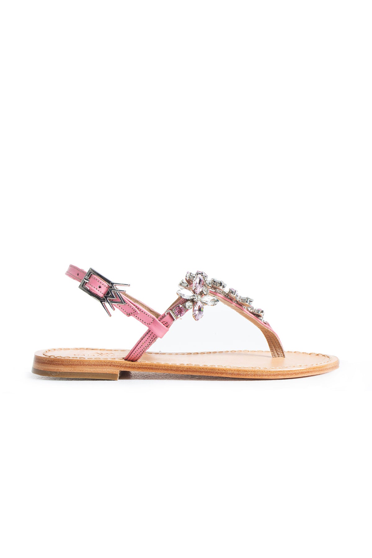 Maia Aster Crystal Sandals - Pink