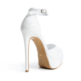 Maia Bride Julia Pumps - White