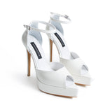 Maia Bride Julia Pumps - White