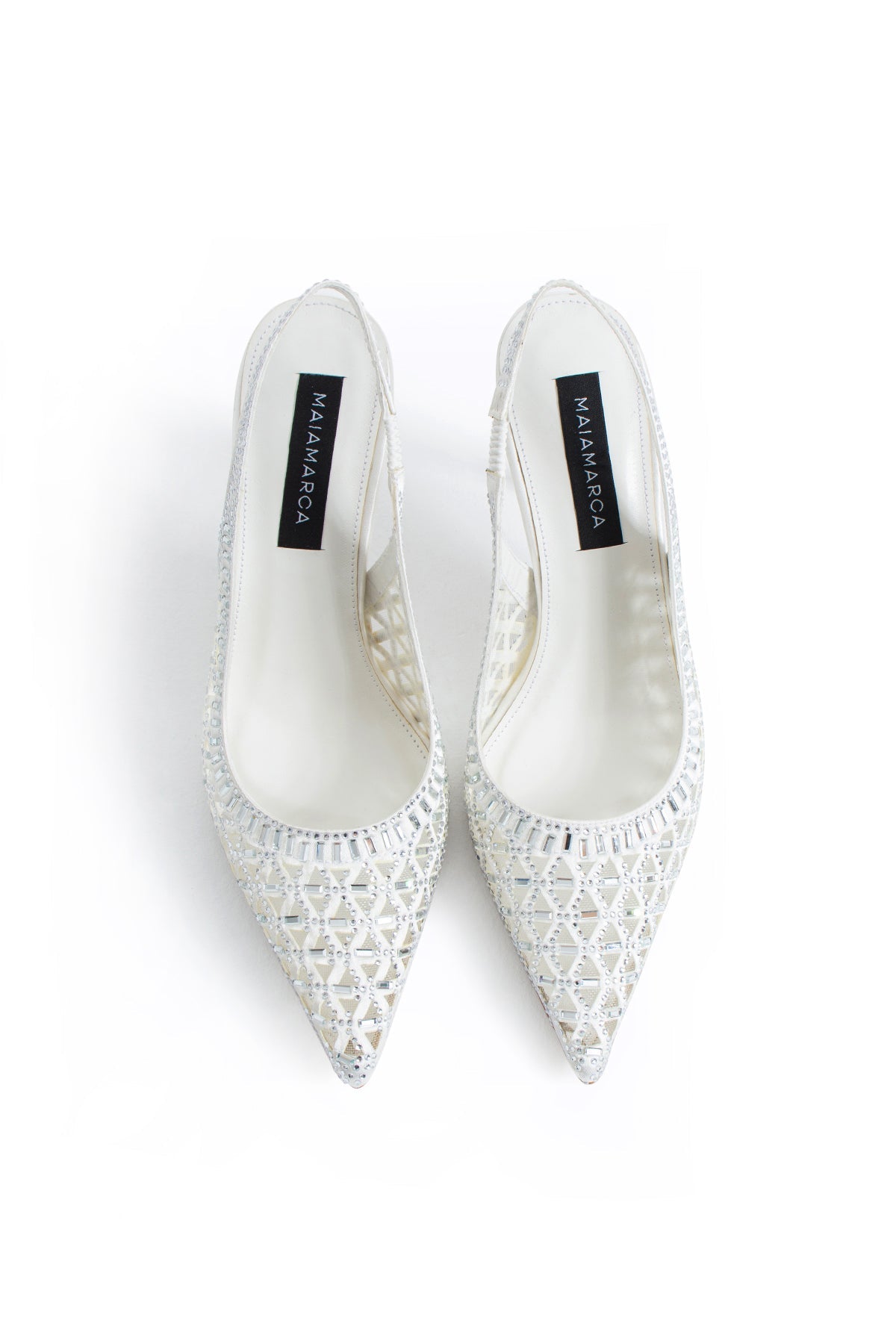 Maia Bride Luna Pumps - White