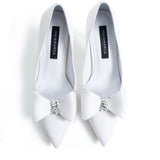 Maia Bride Manon Pumps - White