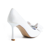 Maia Bride Manon Pumps - White