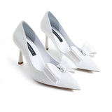 Maia Bride Manon Pumps - White