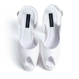 Maia Bride Margot Pumps - White