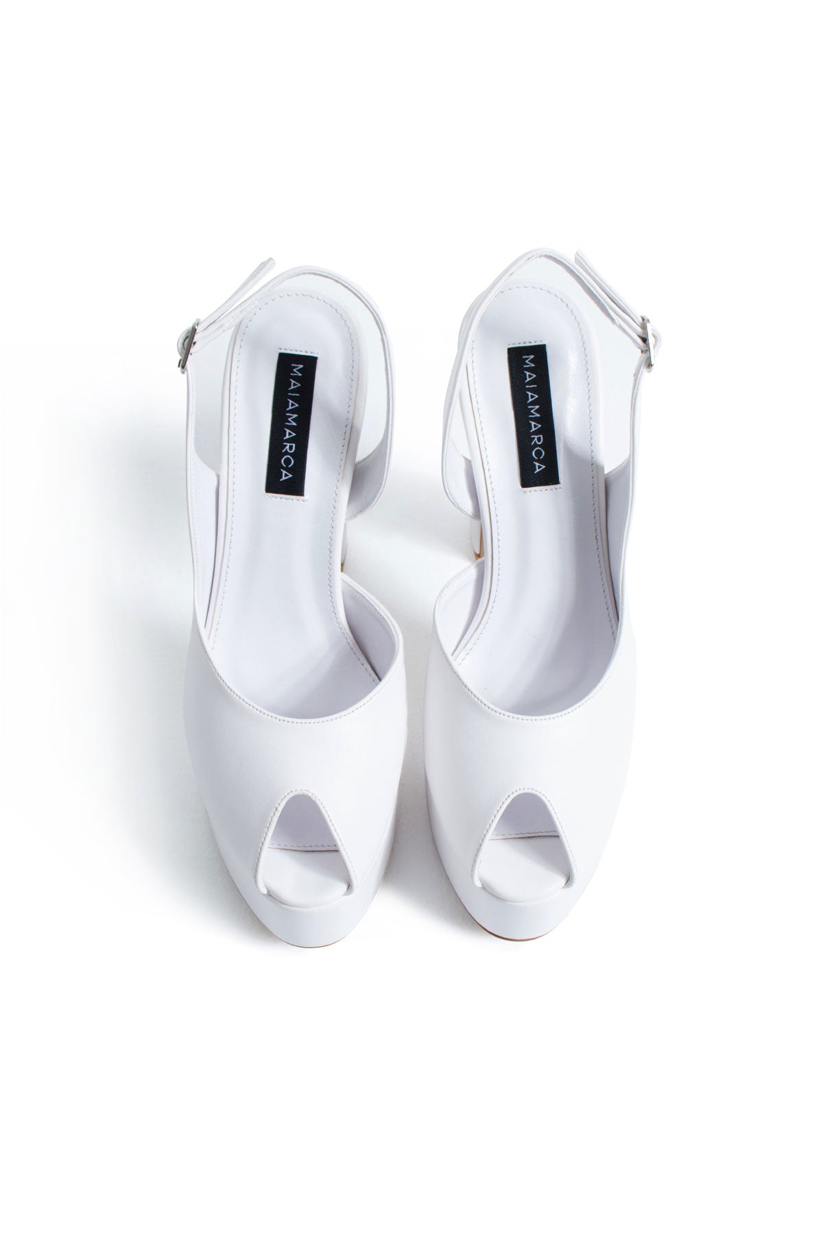 Maia Bride Margot Pumps - White