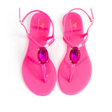 Maia Jelly Sandals - Fuchsia