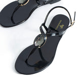 Maia Jelly Sandals - Black