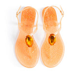 Maia Jelly Sandals - Orange