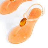 Maia Jelly Sandals - Orange