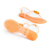 Maia Jelly Sandals - Orange
