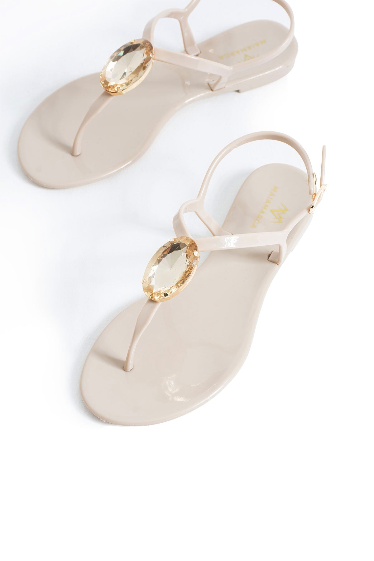 Maia Jelly Sandals - White