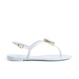 Maia Jelly Sandals - White