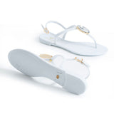 Maia Jelly Sandals - White
