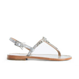 Maia Nova Crytsal Sandals - Silver