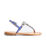 Maia Oria Crystal Sandals - Naturel Purple