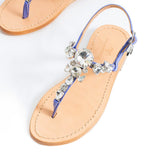 Maia Oria Crystal Sandals - Naturel Purple