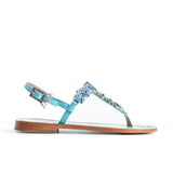 Maia Sette Crystal Sandals - Blue