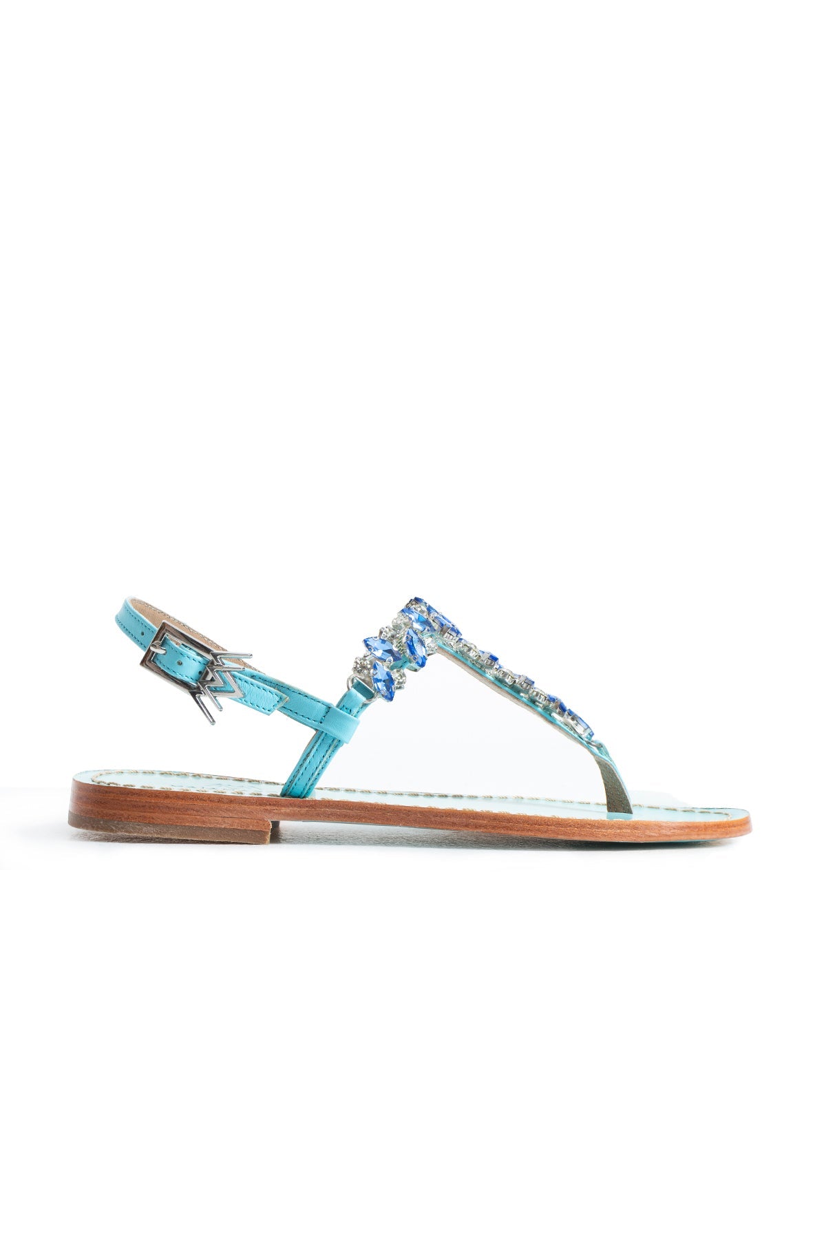 Maia Sette Crystal Sandals - Blue