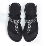 Maia Sette Crystal Sandals - Anthracite