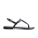 Maia Sette Crystal Sandals - Anthracite
