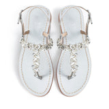 Maia Sette Crystal Sandals - Silver