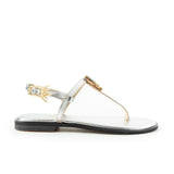 Maia Vega Crystal Sandals - Silver