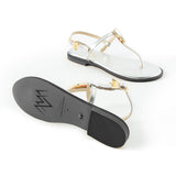 Maia Vega Crystal Sandals - Silver
