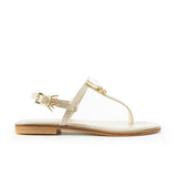 Maia Vega Crystal Slippers - Beige
