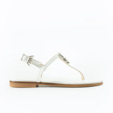 Maia Vega Crystal Slippers - White