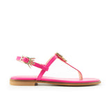 Maia Vega Crystal Slippers - Fuchsia