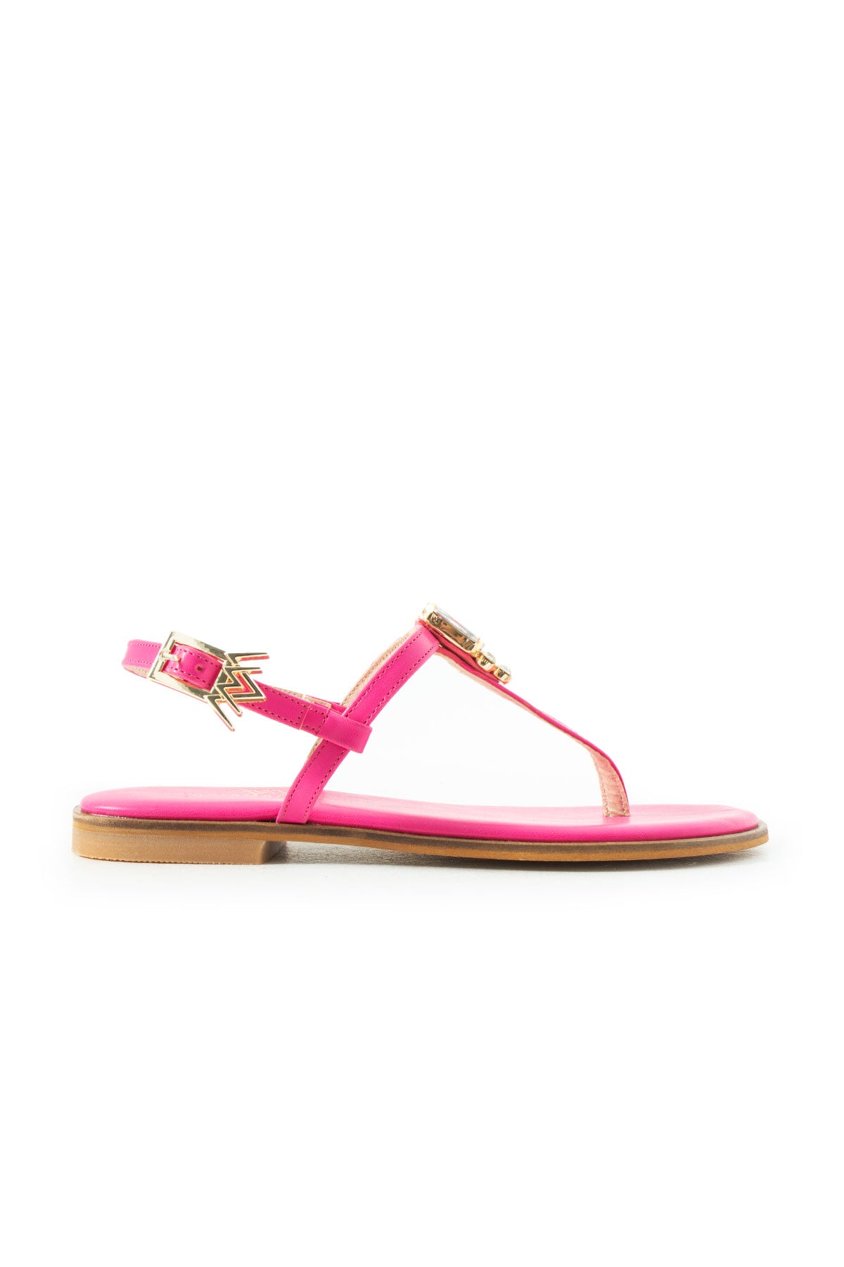 Maia Vega Crystal Slippers - Fuchsia