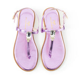 Maia Vega Crystal Sandals - Lilac
