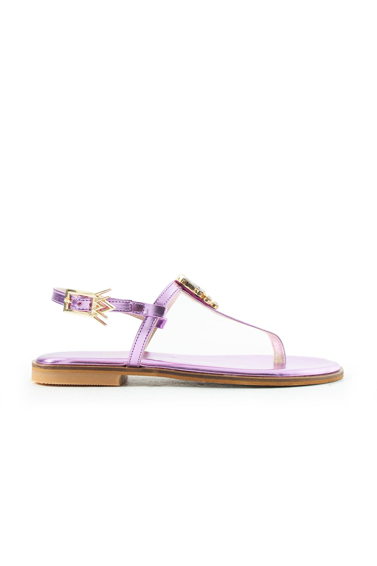 Maia Vega Crystal Sandals - Lilac