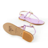 Maia Vega Crystal Sandals - Lilac