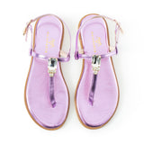 Maia Vega Crystal Sandals - Lilac