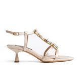 Norr Heeled Sandals - Beige